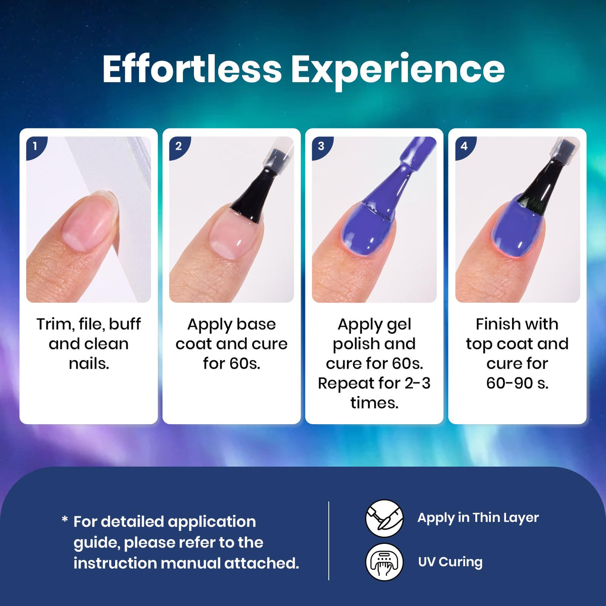 beetles lifestyle party setting nails showing long-lasting glossy shine