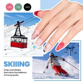 beetles lifestyle woman getting manicure at home showing easy salon results benefit