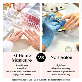 beetles Gel Polish lifestyle shot wearing press-ons for confident style