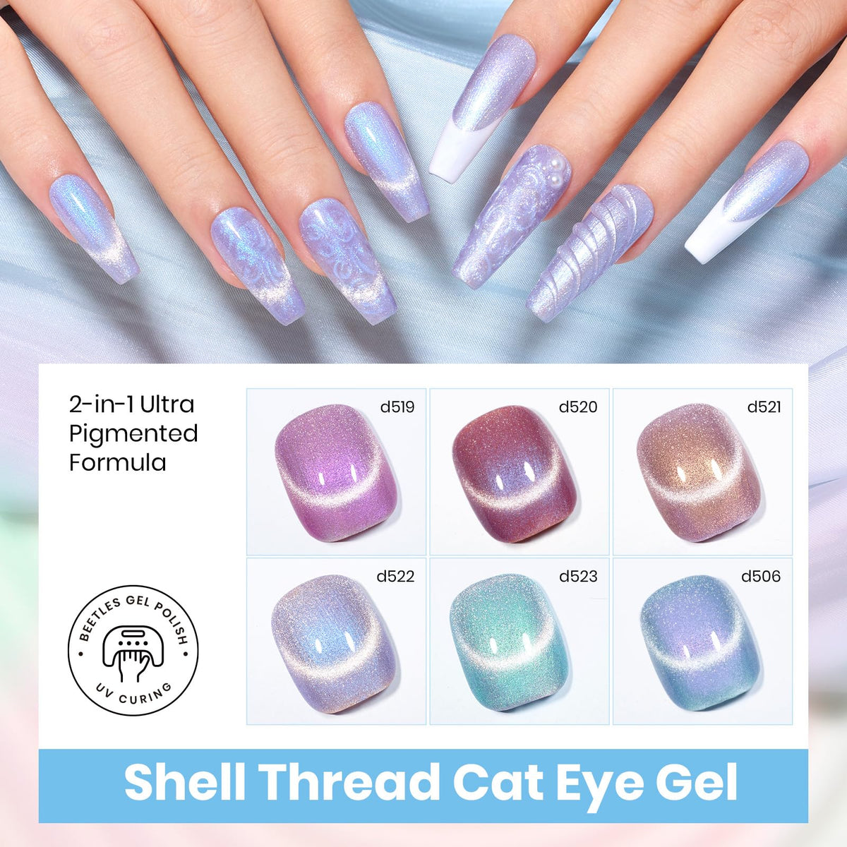 Beetles Gel Polish magnet and double-ended pen close-up for precise effects