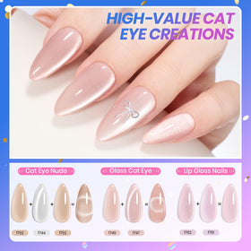 beetles manicure in use lifestyle photo showing wearable nude manicure benefit