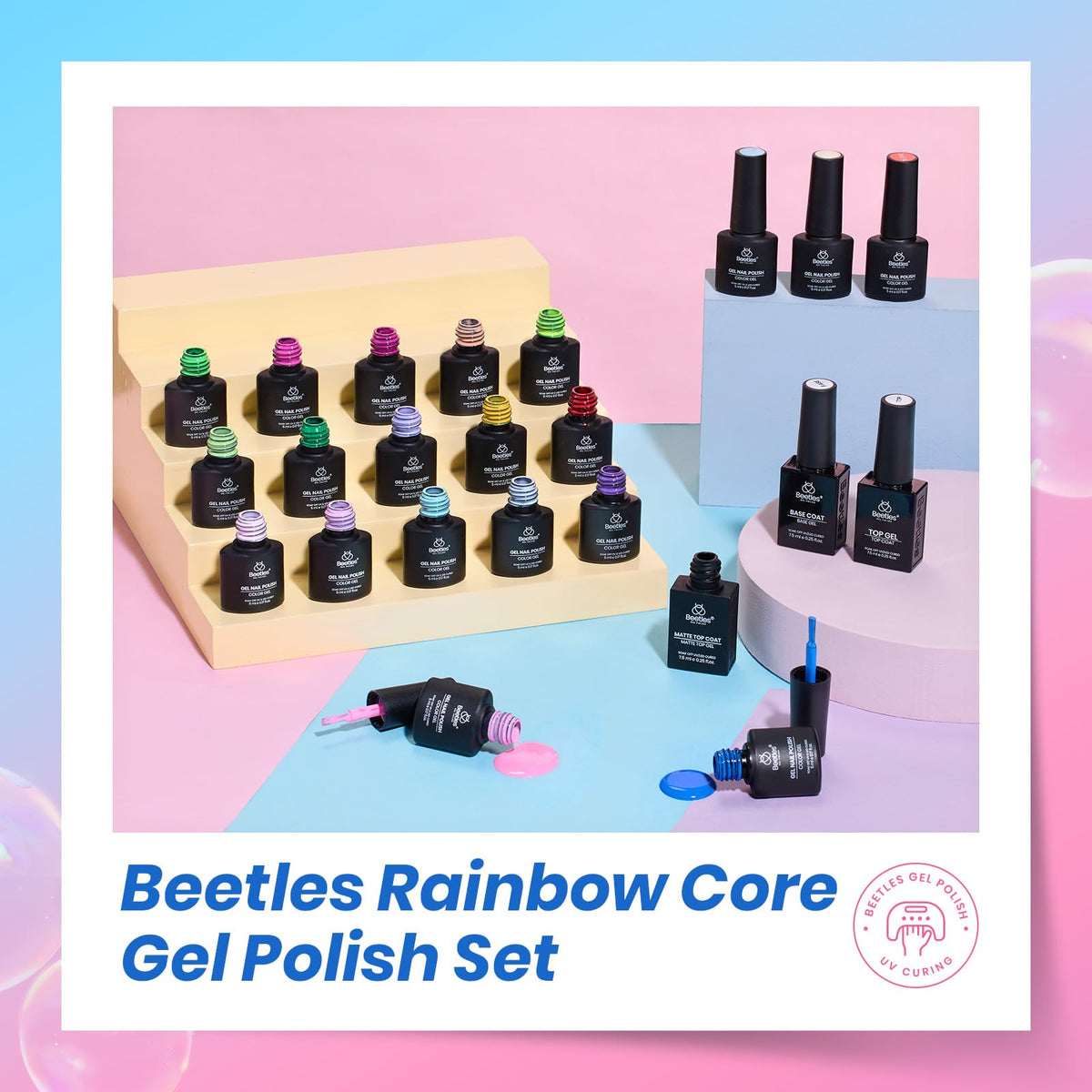 beetles lifestyle model hands wearing bright manicure that showcases long wear