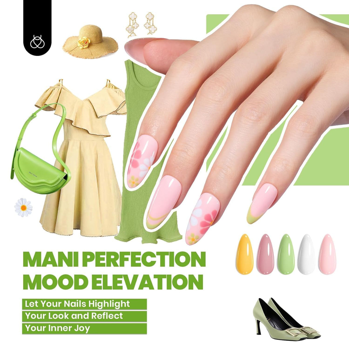 beetles manicure lifestyle shot showing finished nails for at-home salon effect