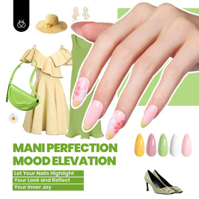 beetles manicure lifestyle shot showing finished nails for at-home salon effect