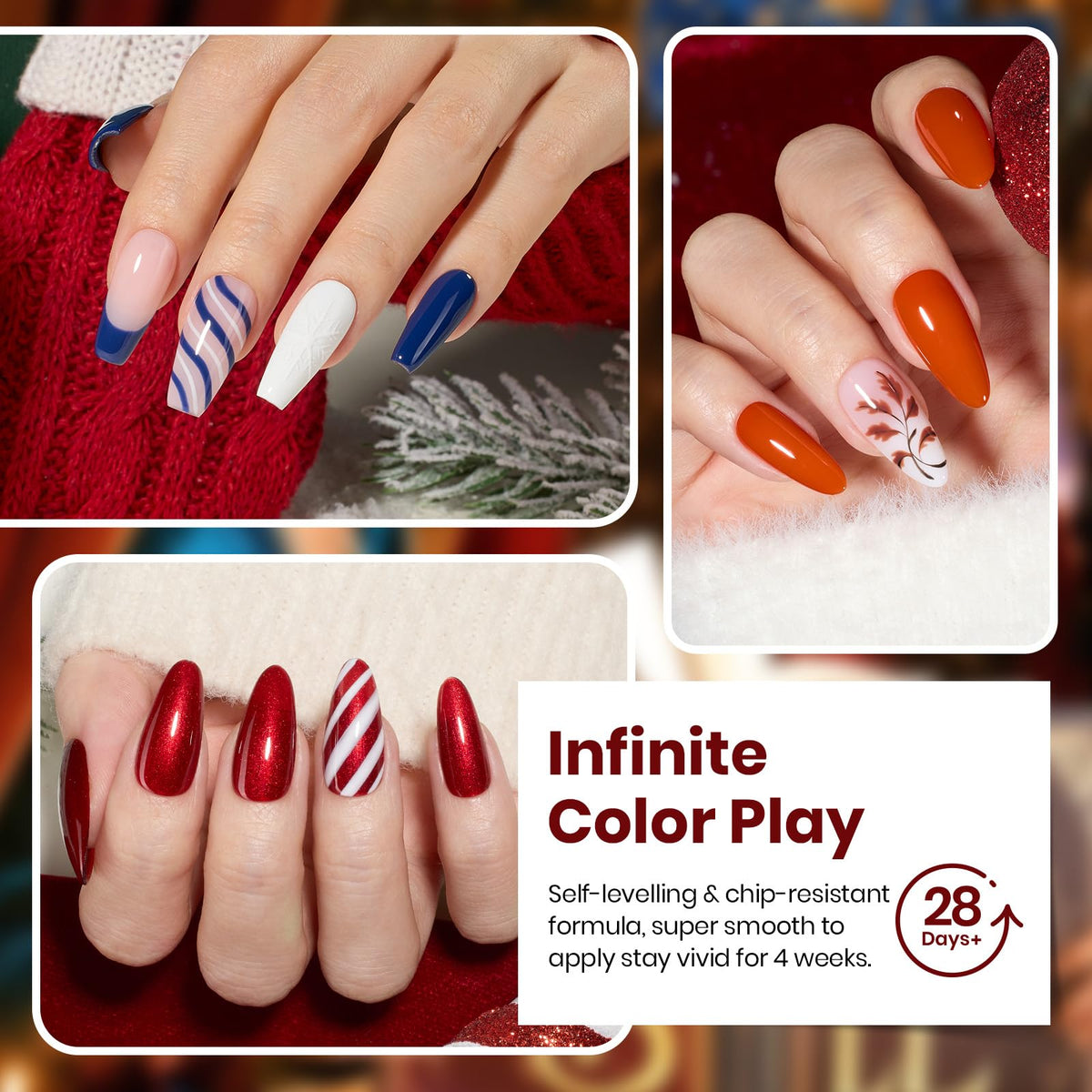 beetles gel polish matte and gloss comparison displaying two finishes to visualize final look options