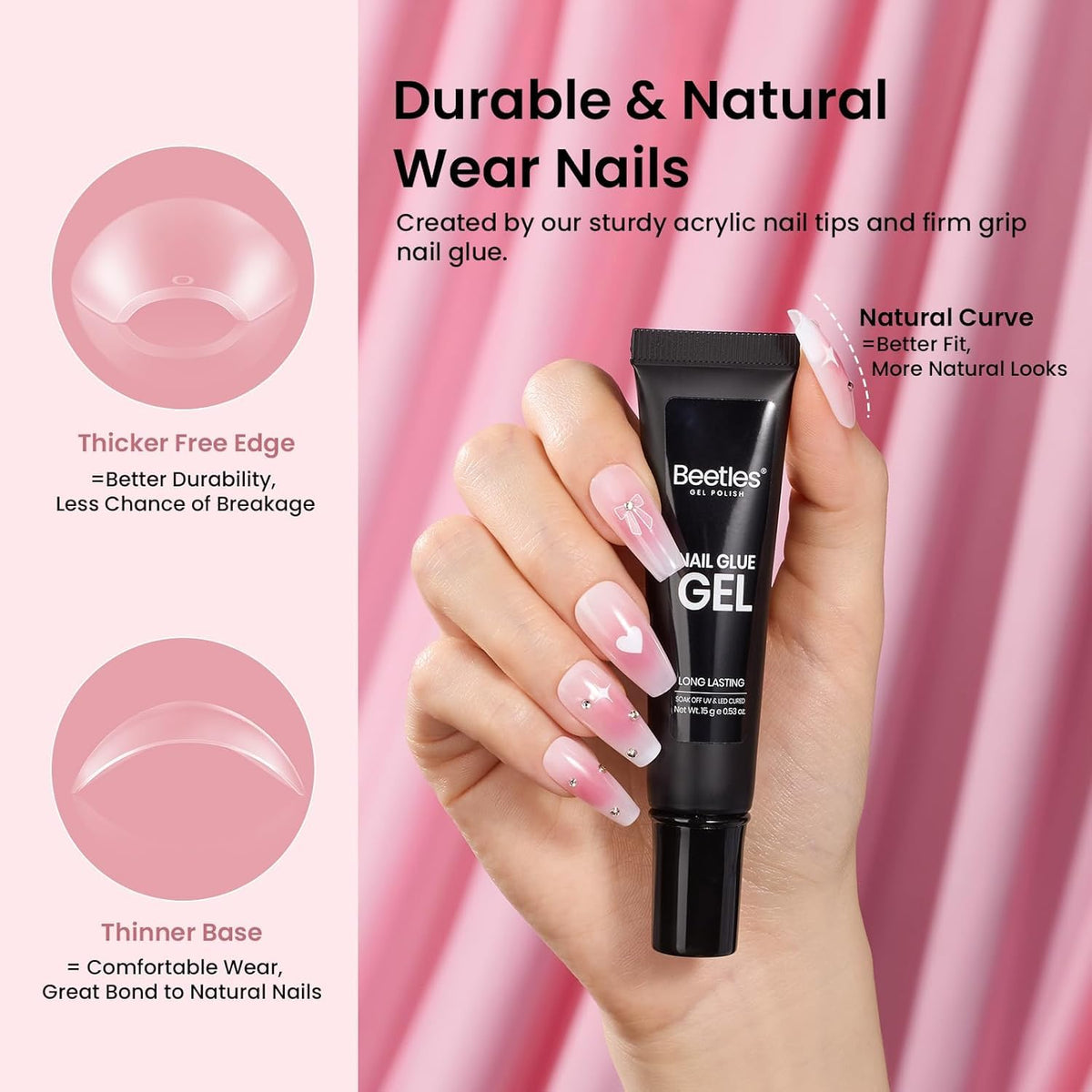 beetles mini uv lamp curing a nail to speed drying and ensure durable finish