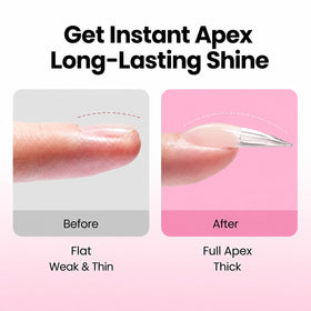 beetles mini UV lamp curing a tip on a nail to speed curing and secure bond