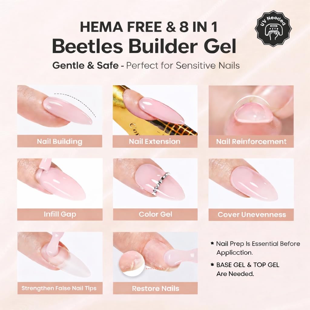 Beetles handheld UV LED lamp curing nails fast and conveniently