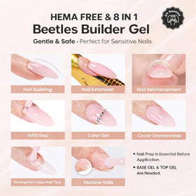 Beetles handheld UV LED lamp curing nails fast and conveniently