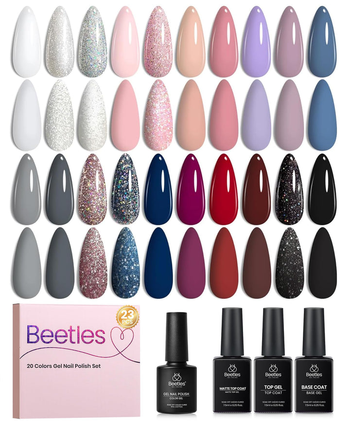 beetles front packaging showing full Modern Muse set and gift-ready box
