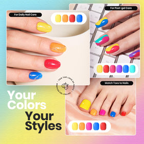 Beetles Gel Polish being applied to nails demonstrating quick-dry coverage for time-saving manicures