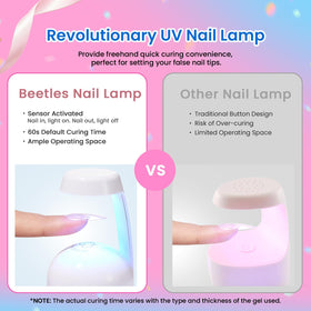 beetles nail glue brush applying adhesive for strong long-lasting hold