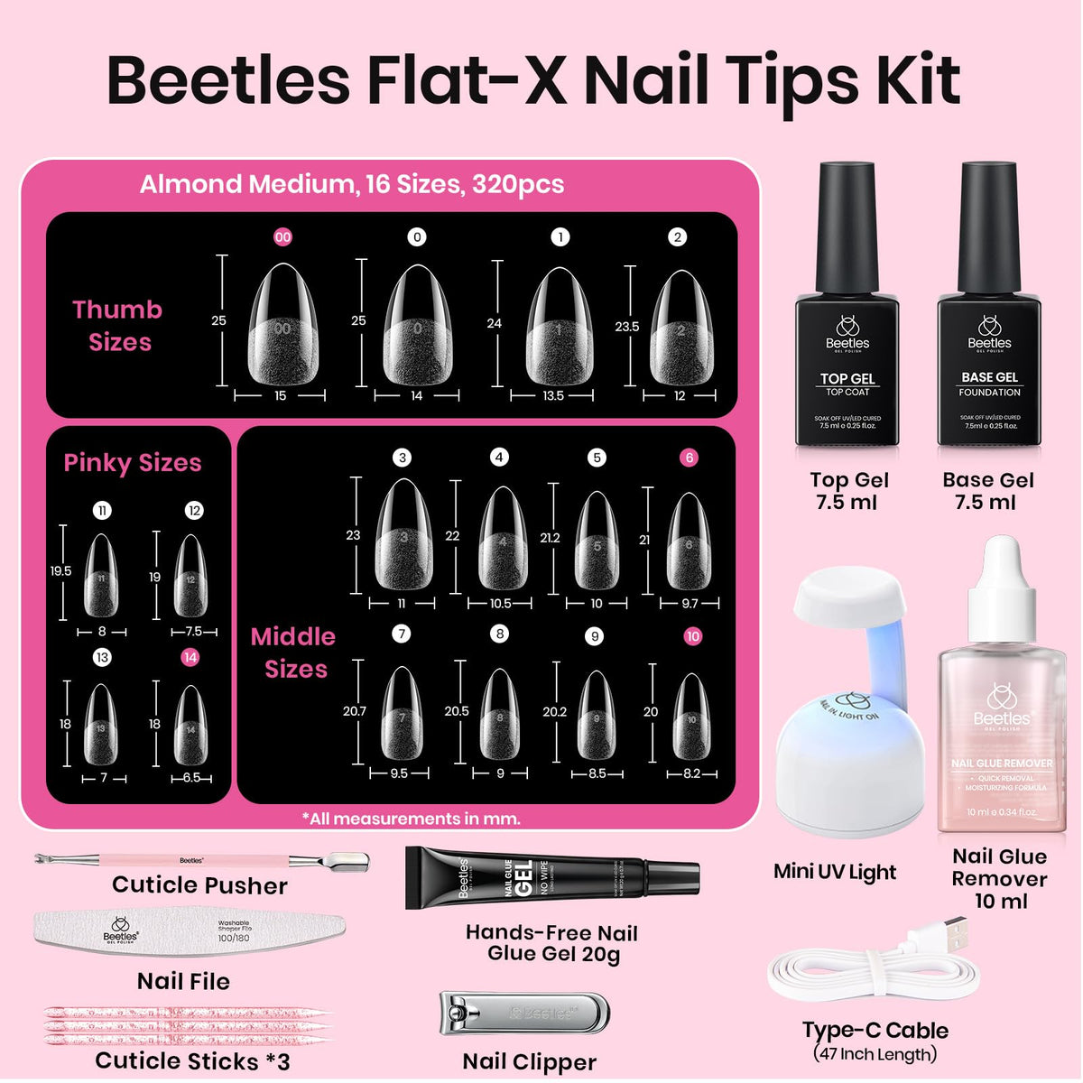 beetles nail glue dropper showing precision application for durable adhesion