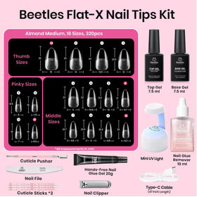 beetles nail glue dropper showing precision application for durable adhesion