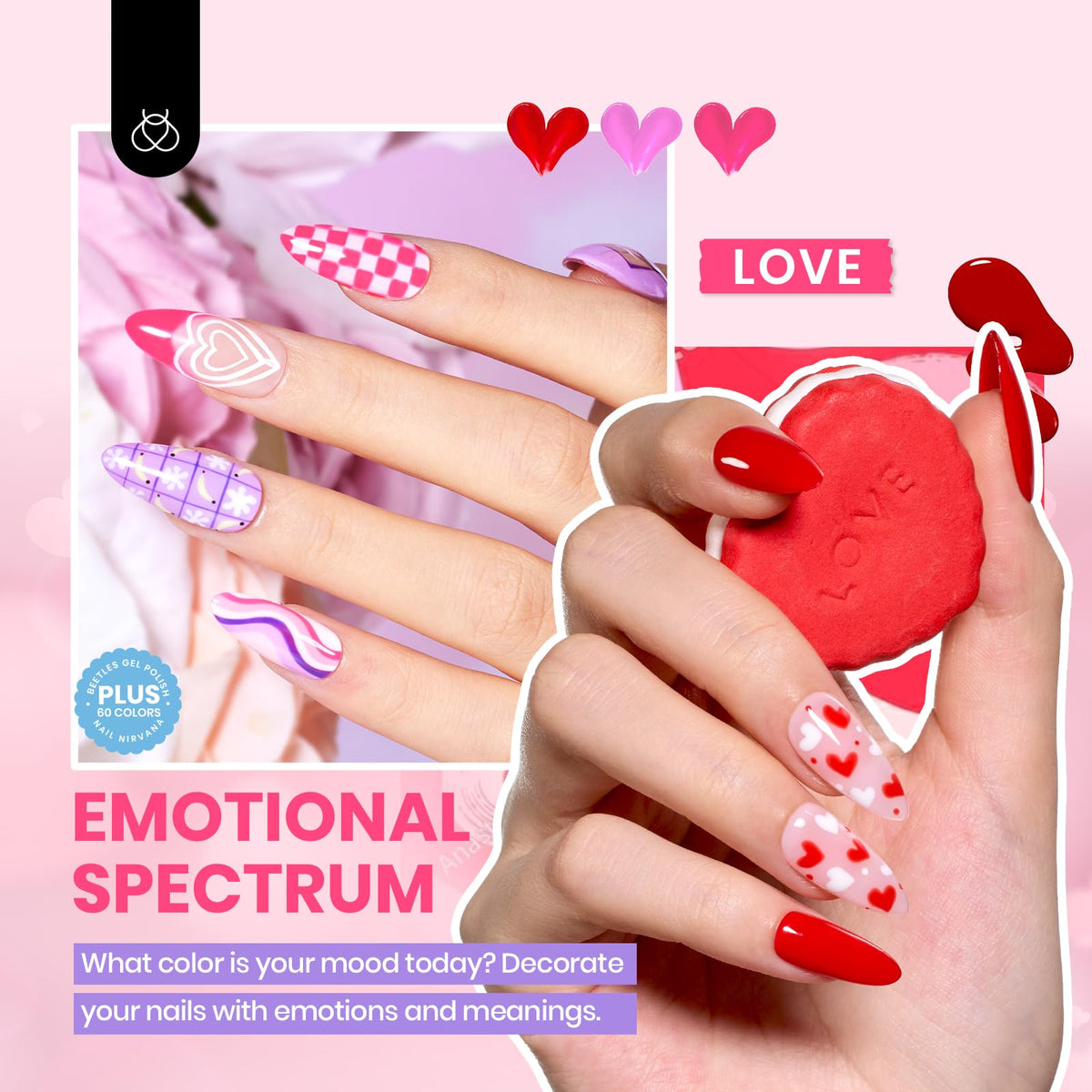 beetles Gel Polish on hands in lifestyle scene showcasing polished long-lasting finish