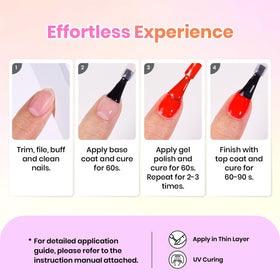 beetles gel polish applied on nails outdoors showing vibrant long-lasting color