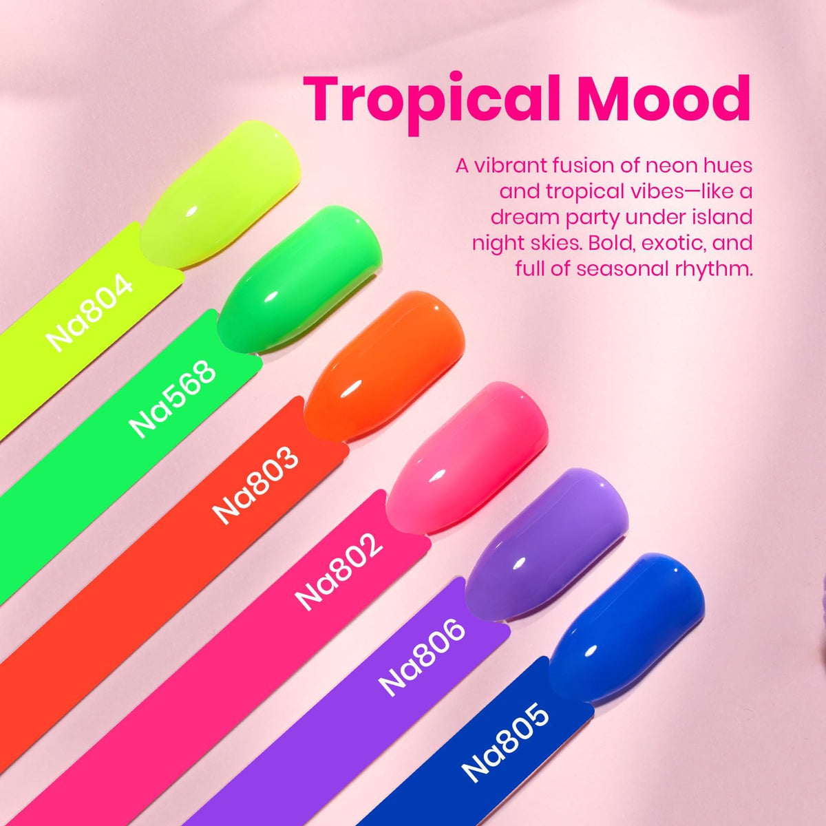Beetles Gel Polish brush stroke texture highlighting smooth neon finish and pigmentation