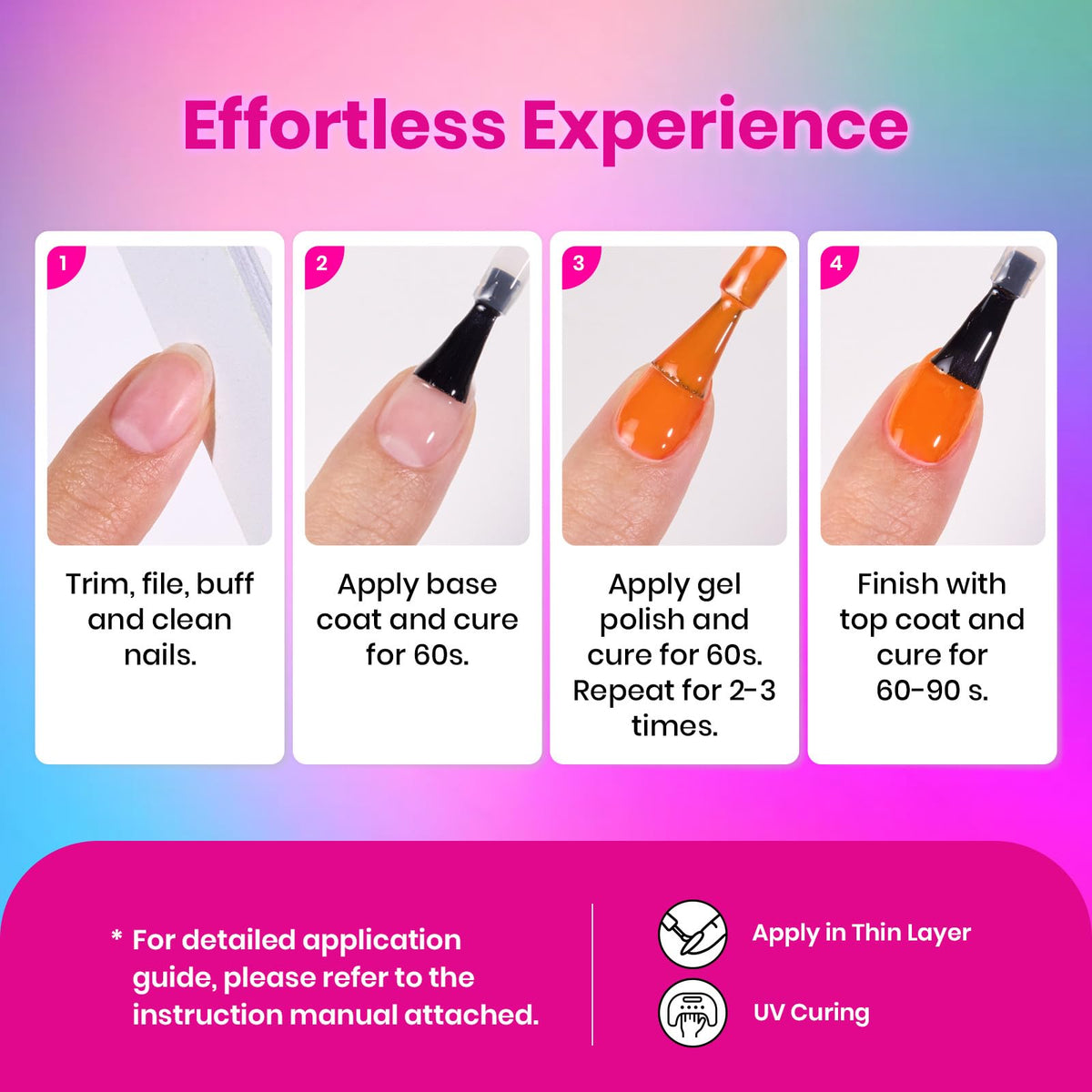 beetles gel polish size comparison hand showing 5ml bottles and travel benefit