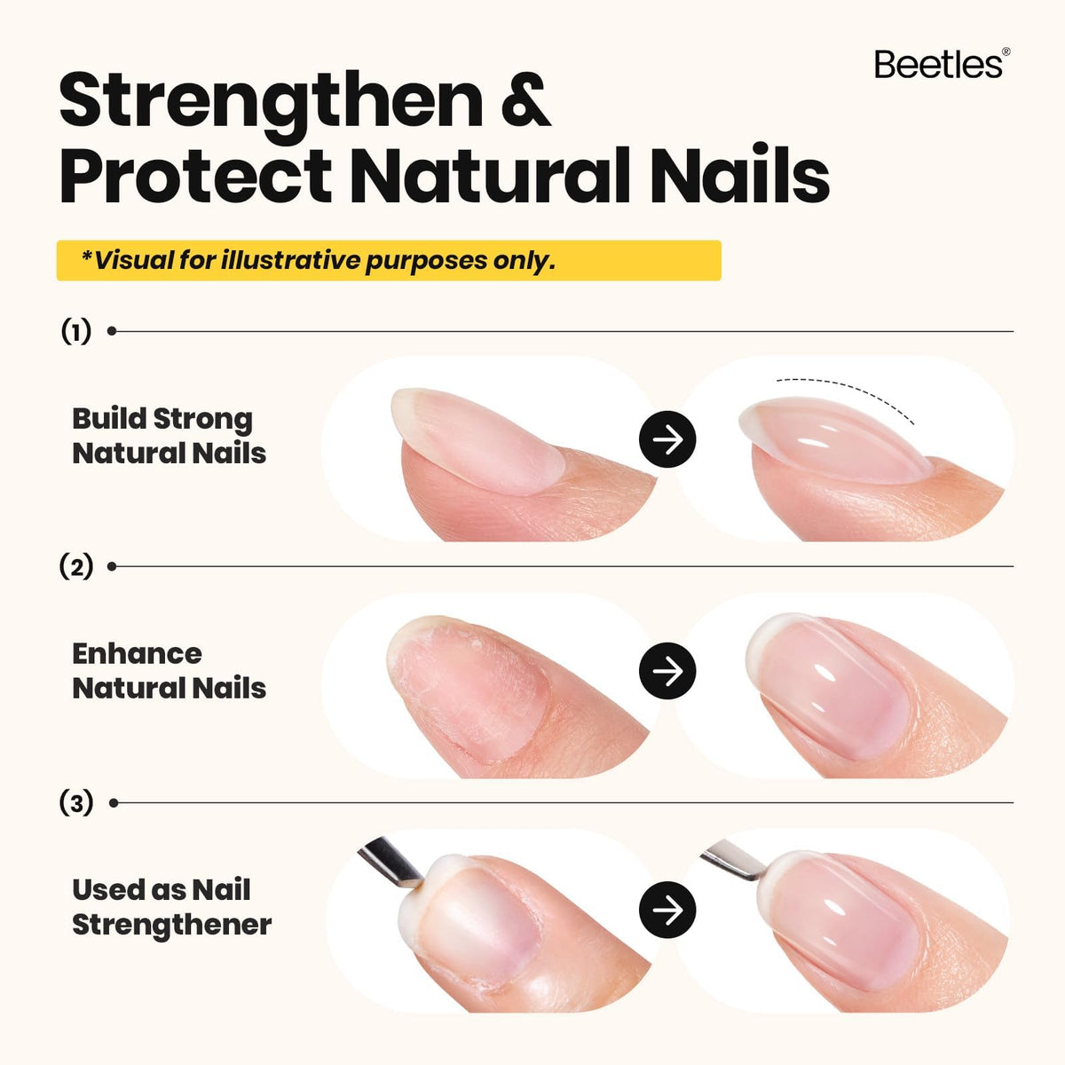 Beetles nude builder gel texture detail for natural-looking thickness