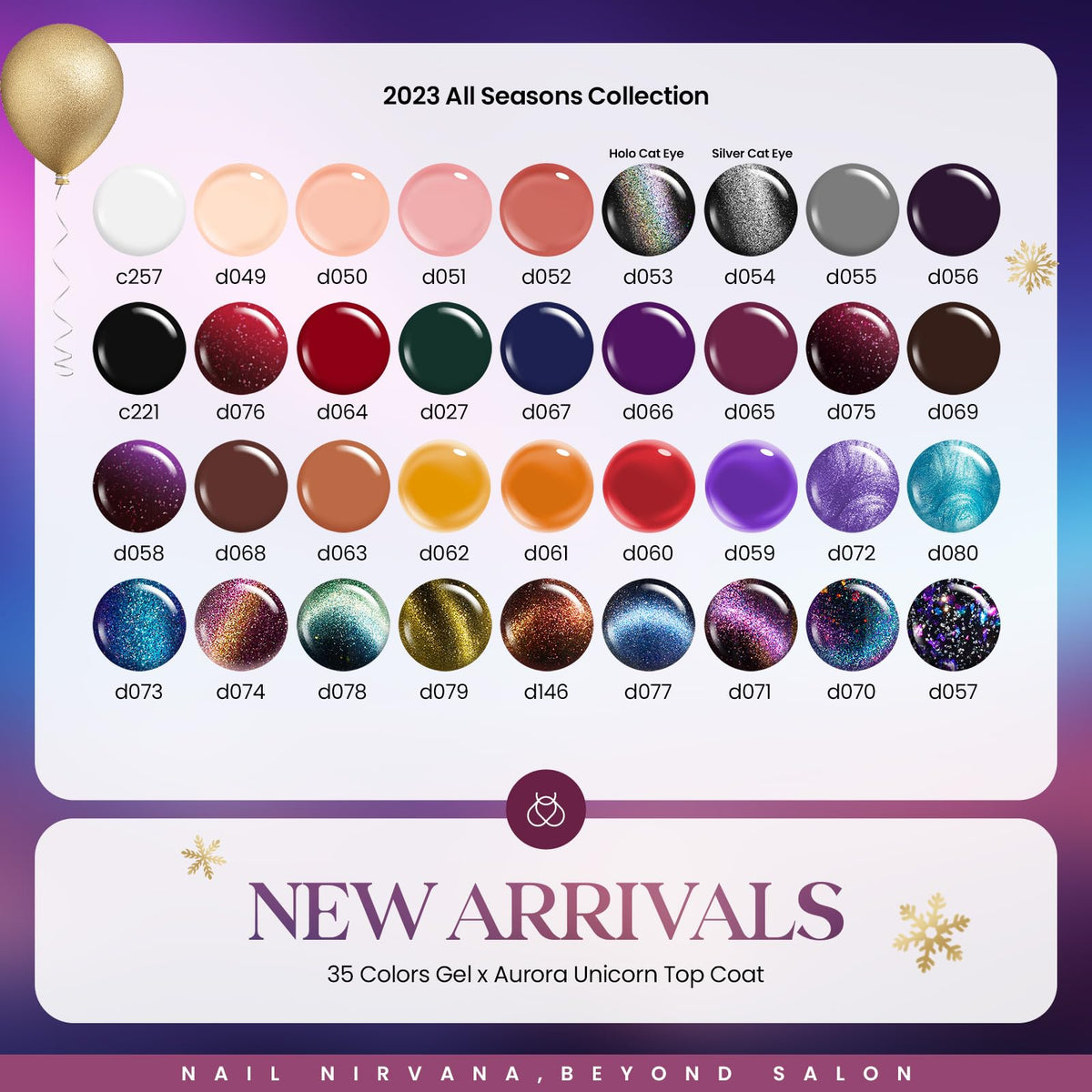 beetles open treasure box layout with 36 color bottles and three top coats for versatile looks