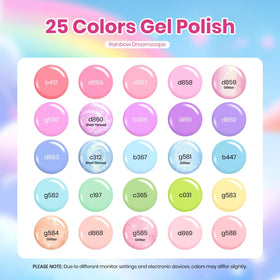 beetles Gel Polish nail art on hand model demonstrating wearable pastel looks