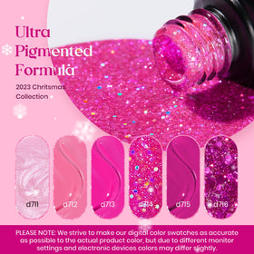 beetles Gel Polish swatches on nail wheel illustrating shade range and versatile styling benefit