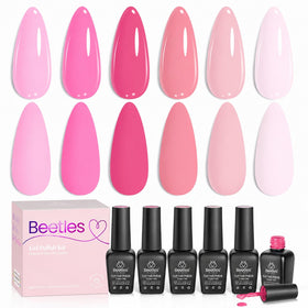 beetles front box showing full pink melody set and gift-ready packaging