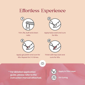 Beetles polish application on nails demonstrating even coverage and easy layering