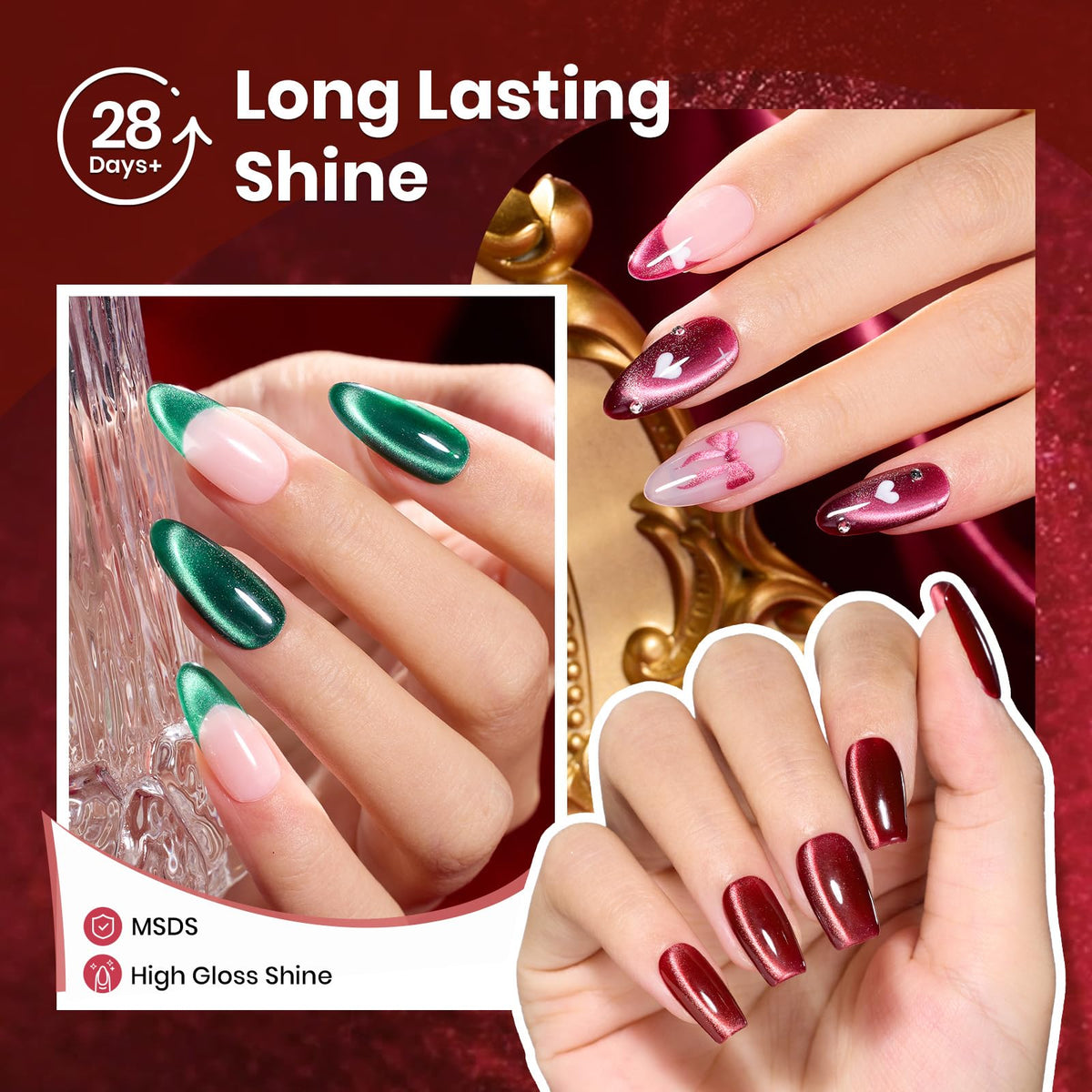 Beetles Gel Polish brush stroke texture showing smooth formula and even coverage