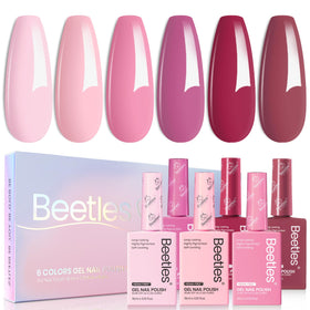Beetles Gel Polish curing under LED lamp demonstrating fast 60–120 second cure