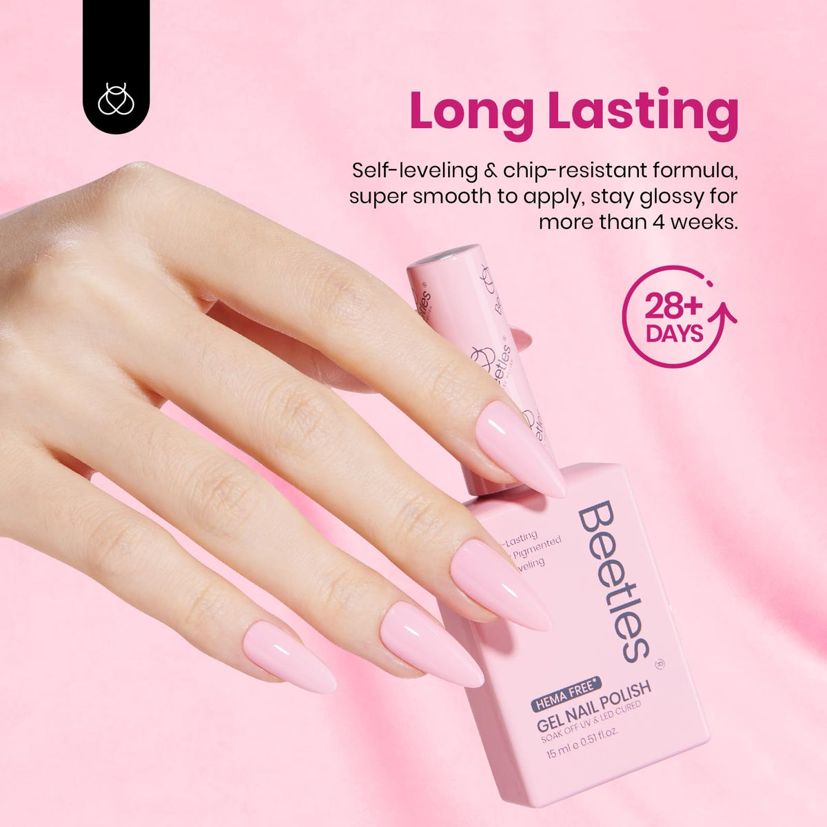 Beetles Gel Polish texture close-up of smooth gel consistency for even application