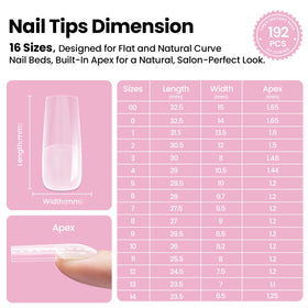 beetles finished salon-style long square nails for polished look