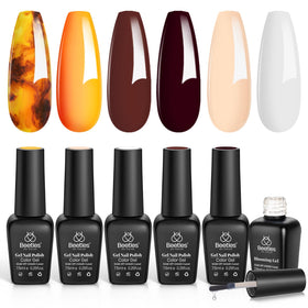 beetles salon-style manicure on model showing finished look and professional result benefit
