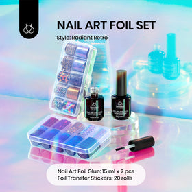 beetles gel polish kit layout for size comparison and what’s included benefit