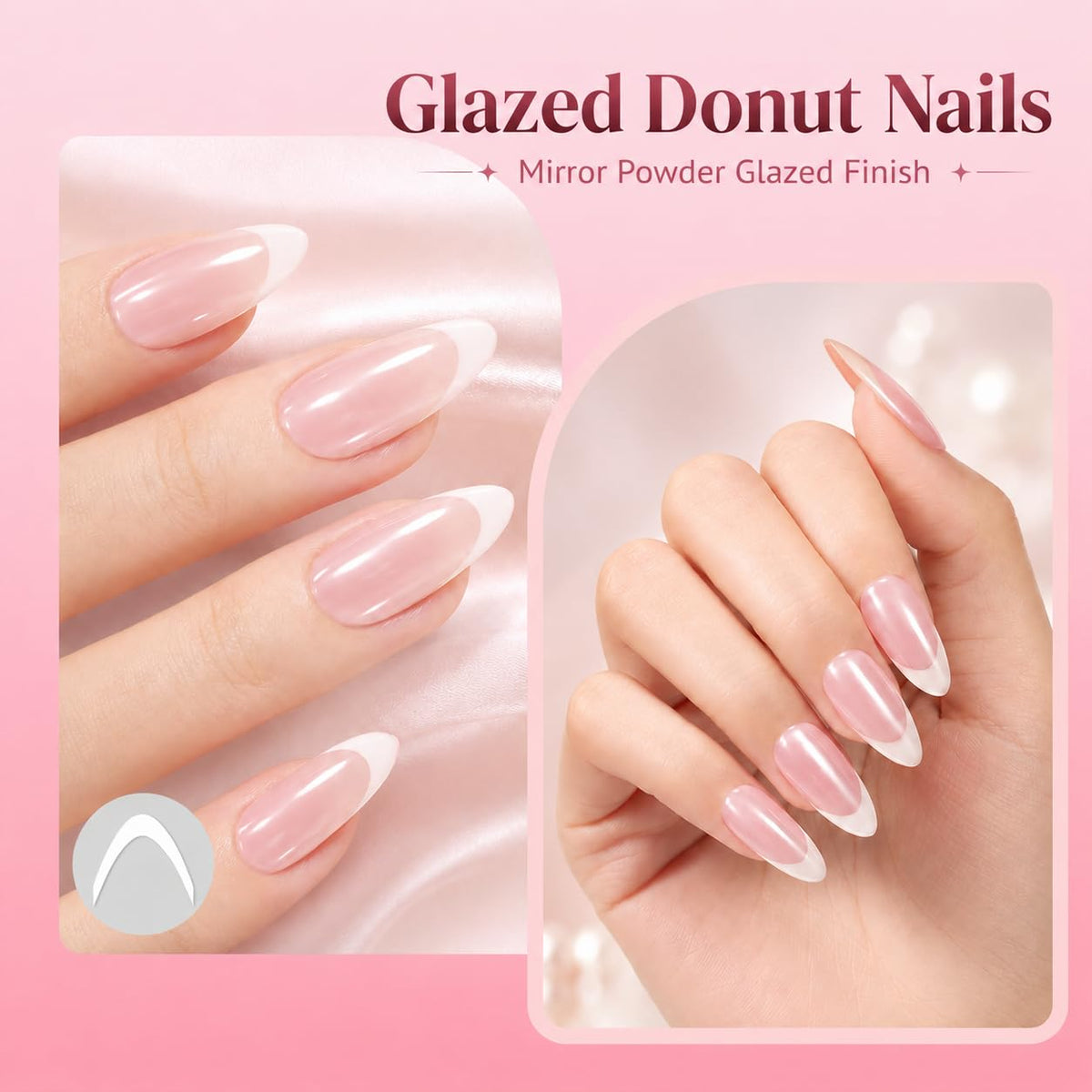 beetles sheer pink gel polish close detail for natural base finish