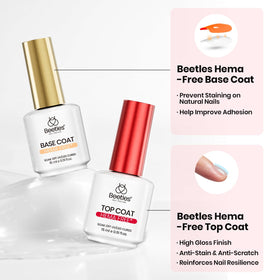 beetles gel bottles next to ruler showing product size and portion clarity