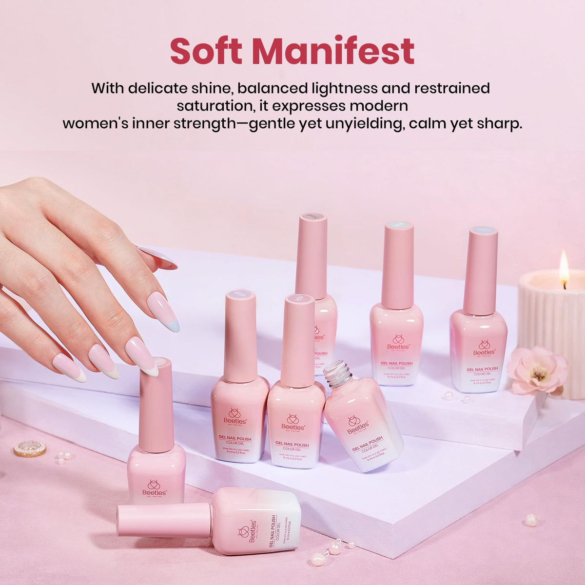 beetles gel polish open box layout displaying bottles for easy shade selection and storage benefit