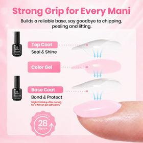 beetles solid nail glue bottle with clear, reliable adhesion