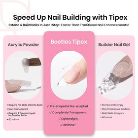 beetles Gel Polish solid gel glue tube with cap for strong, bubble-free bonds