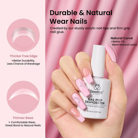 beetles solid nail glue tube close-up for precise hands-free application