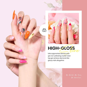 beetles stickers and bottles detail with flower decals benefit: simple floral nail art