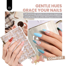 beetles Gel Polish brush stroke texture showing creamy formula and easy application