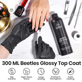 beetles texture close-up demonstrating glossy finish and protective layer
