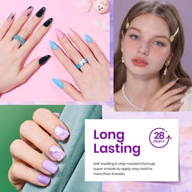 Beetles polish texture close-up highlighting smooth, high-pigment formula