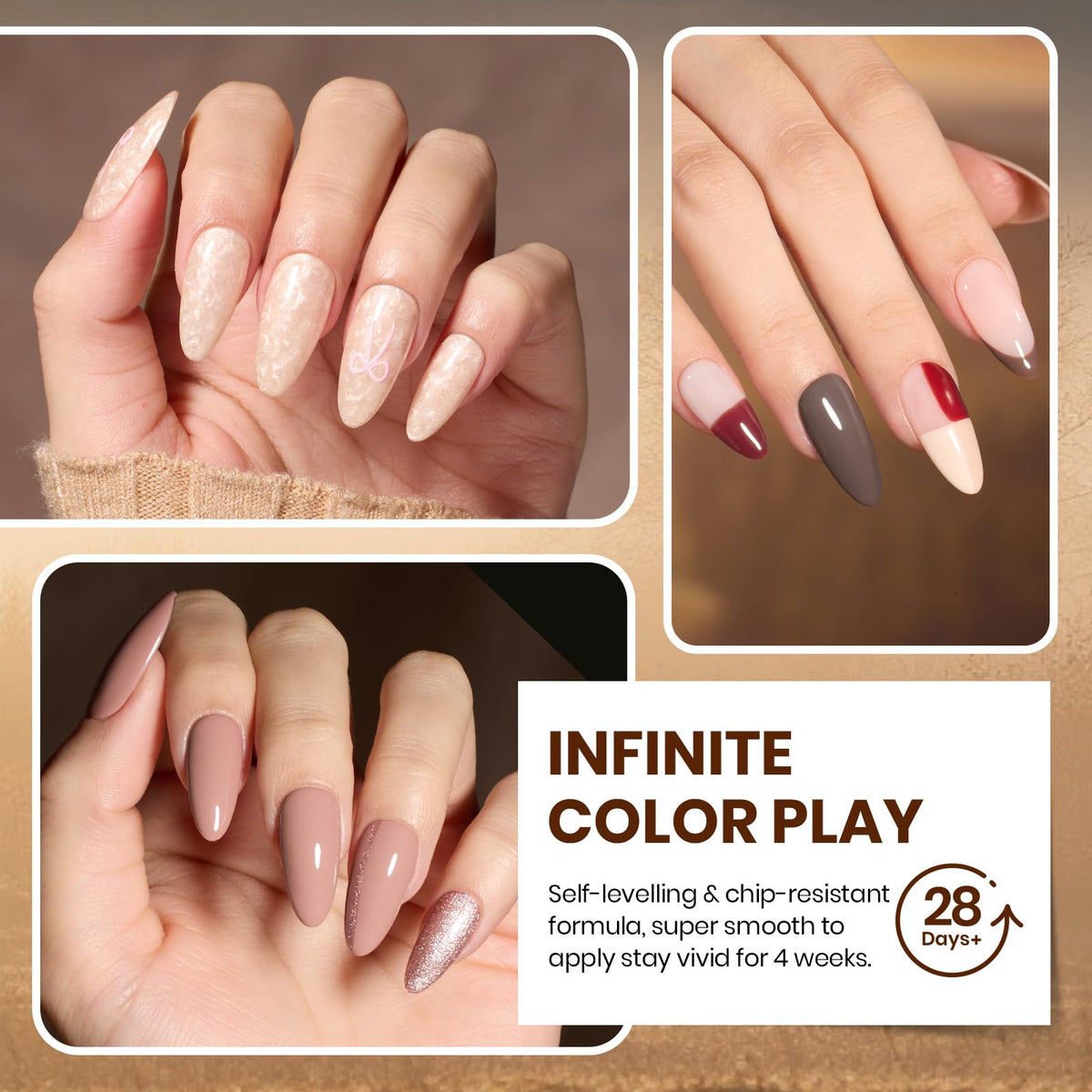 beetles texture glitter detail on nail, highlights shimmer and accent options