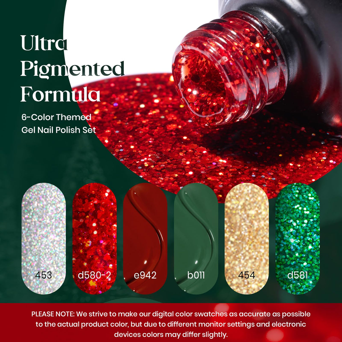 beetles Gel Polish glitter texture swatch highlighting sparkle and smooth finish