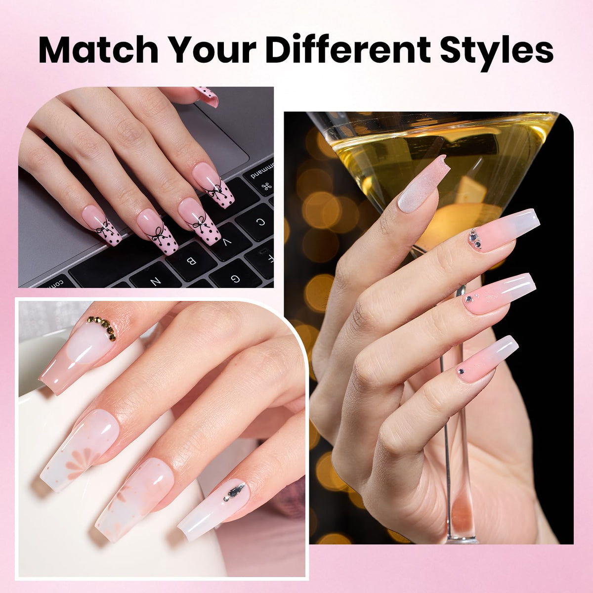 Beetles Gel Polish close-up of inner matte texture improving grip and adhesion
