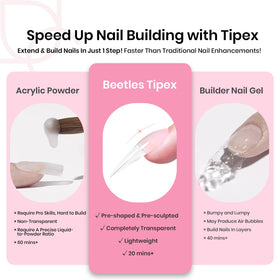 beetles gel polish close-up of instant apex for built-in strength