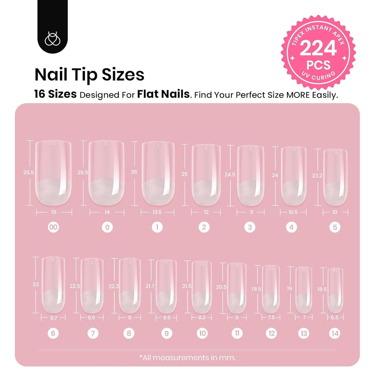 beetles Gel Polish close-up of built-in apex curvature for stronger profile