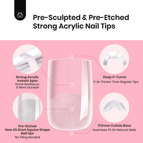 beetles gel polish tip being applied with gel glue and lamp, demonstrates easy DIY application benefit